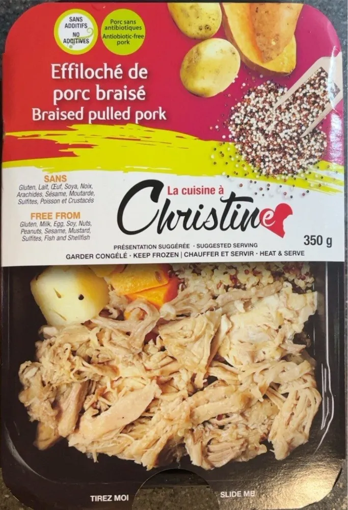 Effiloché de porc braisé