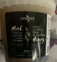 Raw buckwheat honey
