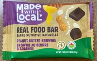 Peanut Butter Brownie, Organic • Real Food Bar