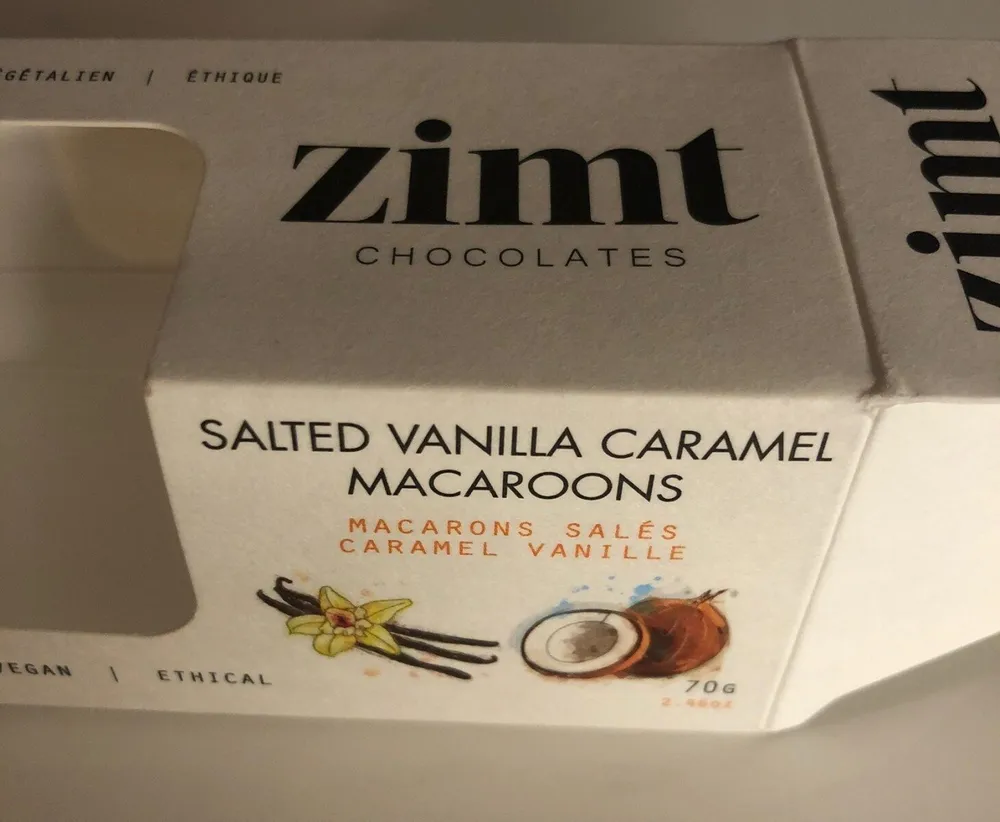 Salted vanilla caramel macaroons