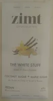 The White Stuff Vegan White Chocolate with Coconut and Maple Sugars