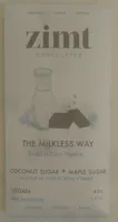 The Milkless Way Vegan Milk Chocolate with Coconut and Maple Sugars