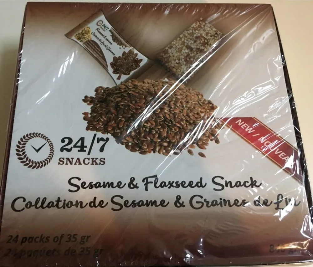 Collation de sésame et graines de lin