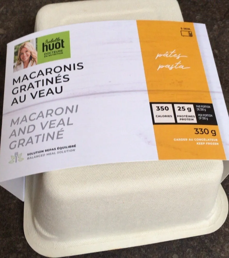 Macaronis gratinés au veau