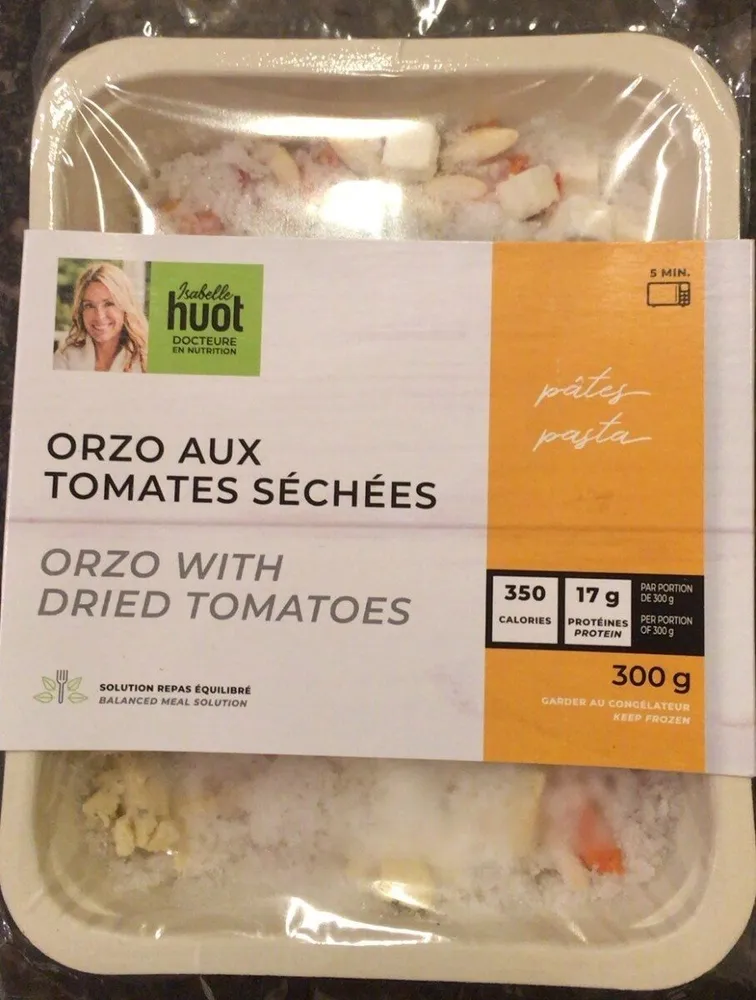 Orzo aux tomates sechees