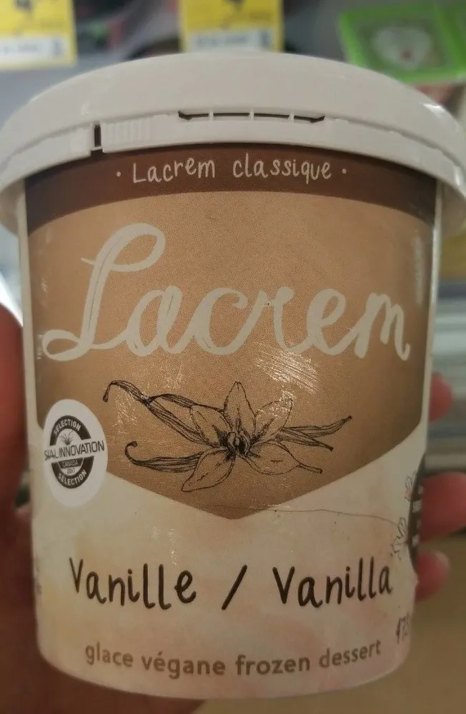 Vanille glace vegan