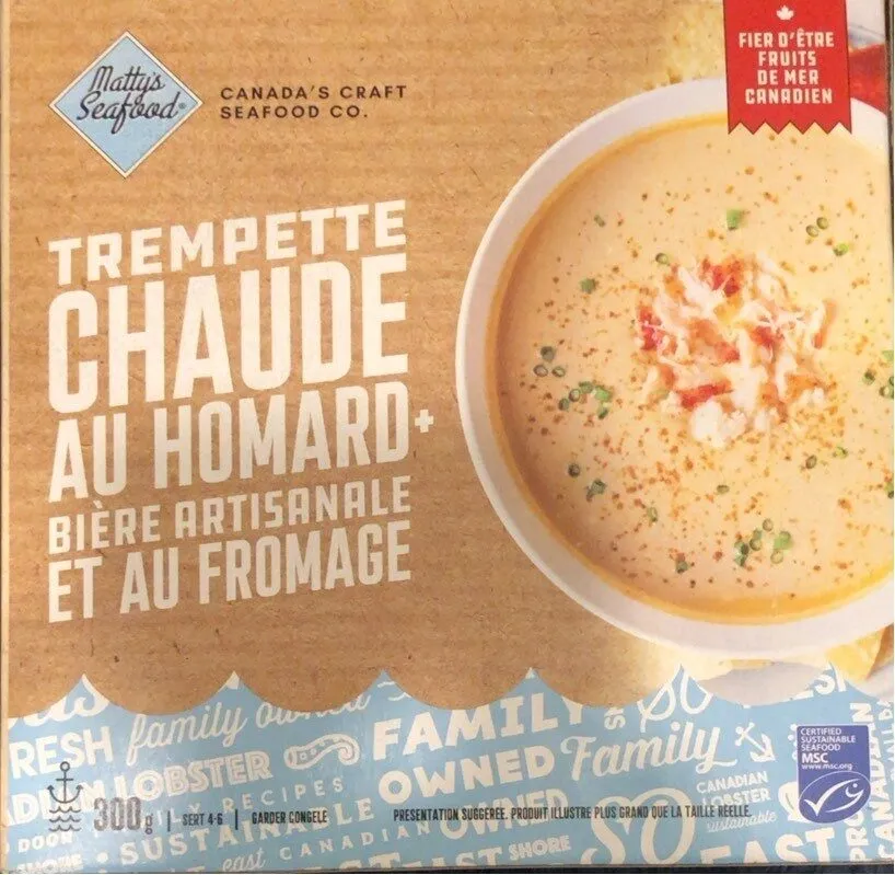 Trempette chaude au homard bière artisanale et au fromage