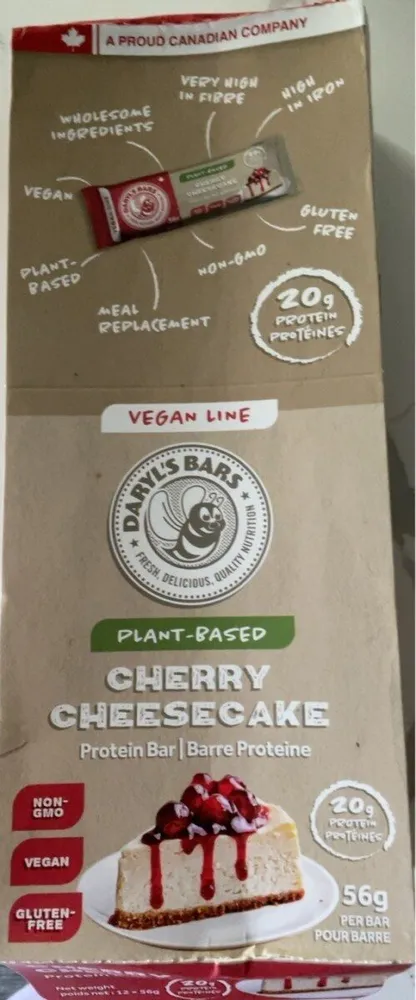 Plant base cherry cheesecake