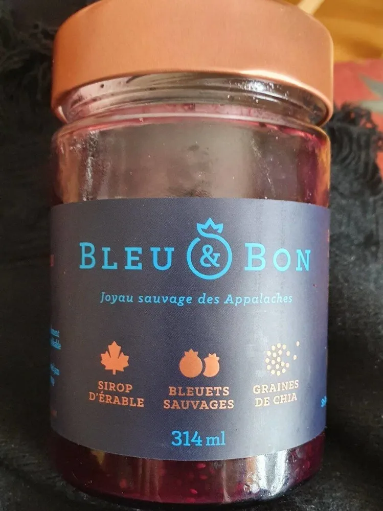 Confiture bleuets sauvages