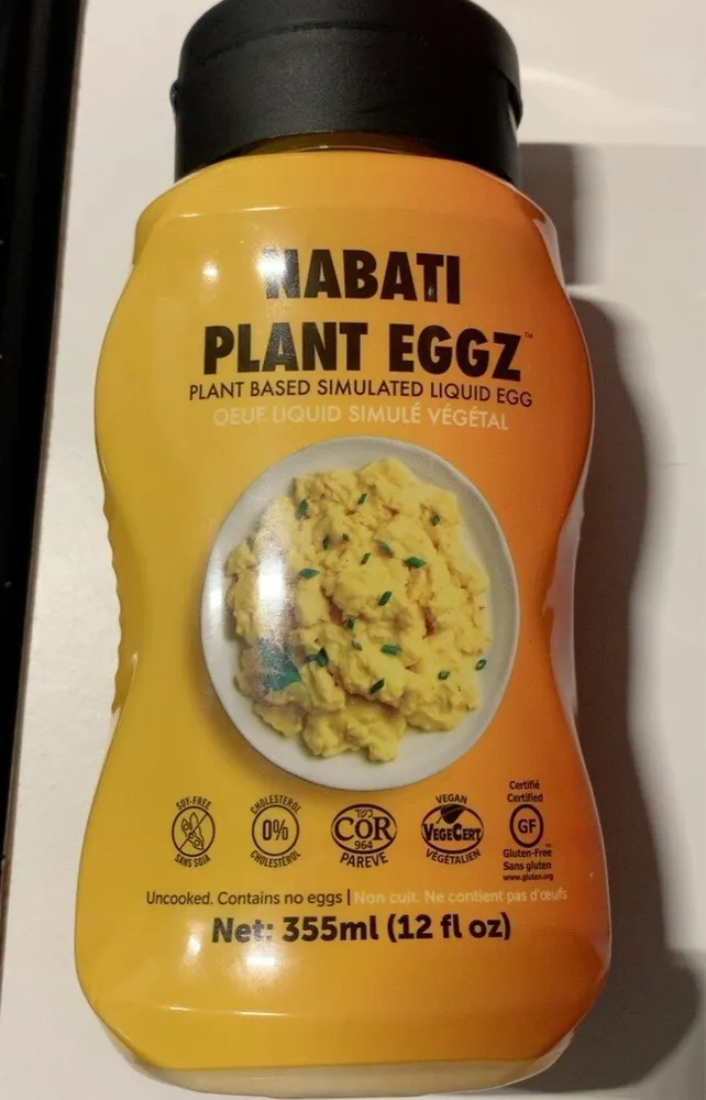 Plant based simulated liquid egg