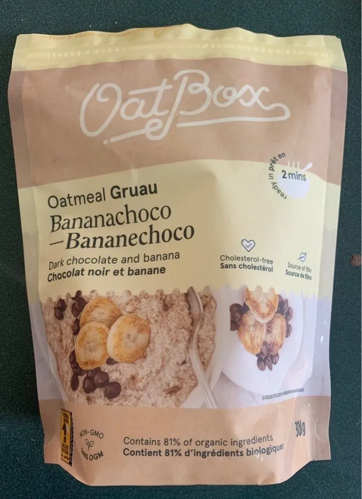 Oatmeal Gruau Bananachoco