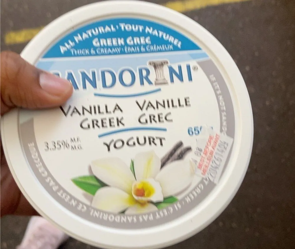 Vanilla greek yogurt