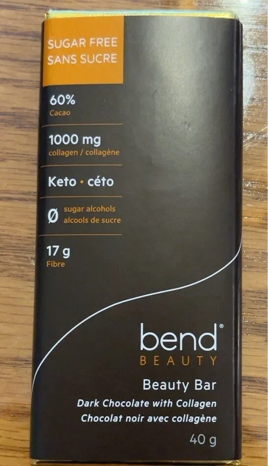 Chocolat noir avec collagène