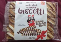 Belgian Chocolate Marble Handcrafted Artisnal Biscotti
