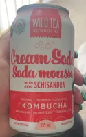 Cream soda kombucha