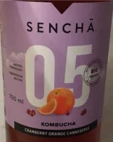 Kombucha orange-canneberge