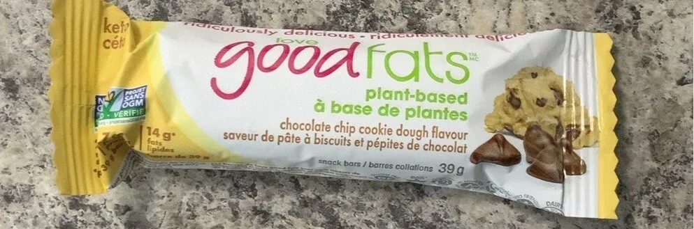 Barre saveur de pâte a biscuit