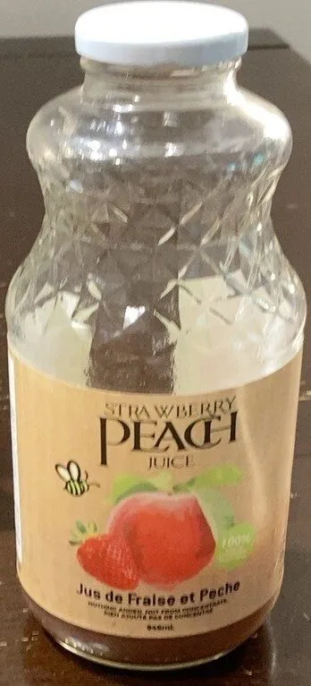 Strab wberry peach juice