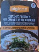 Smashed Potatoes With Smoked White Cheddar