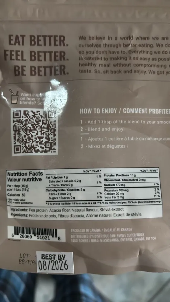 Pea protein blend
