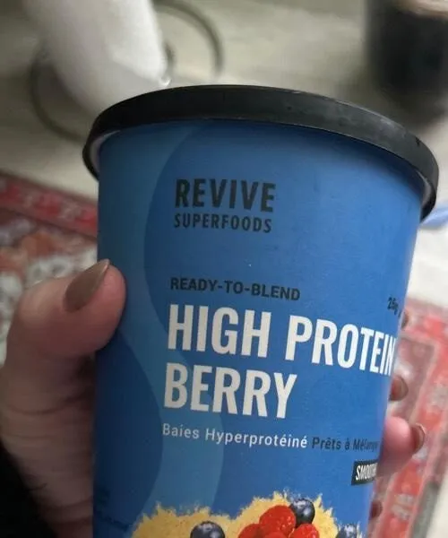 High Protein Berry Smoothie