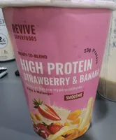 High Protein Strawberry & Banana Smoothie