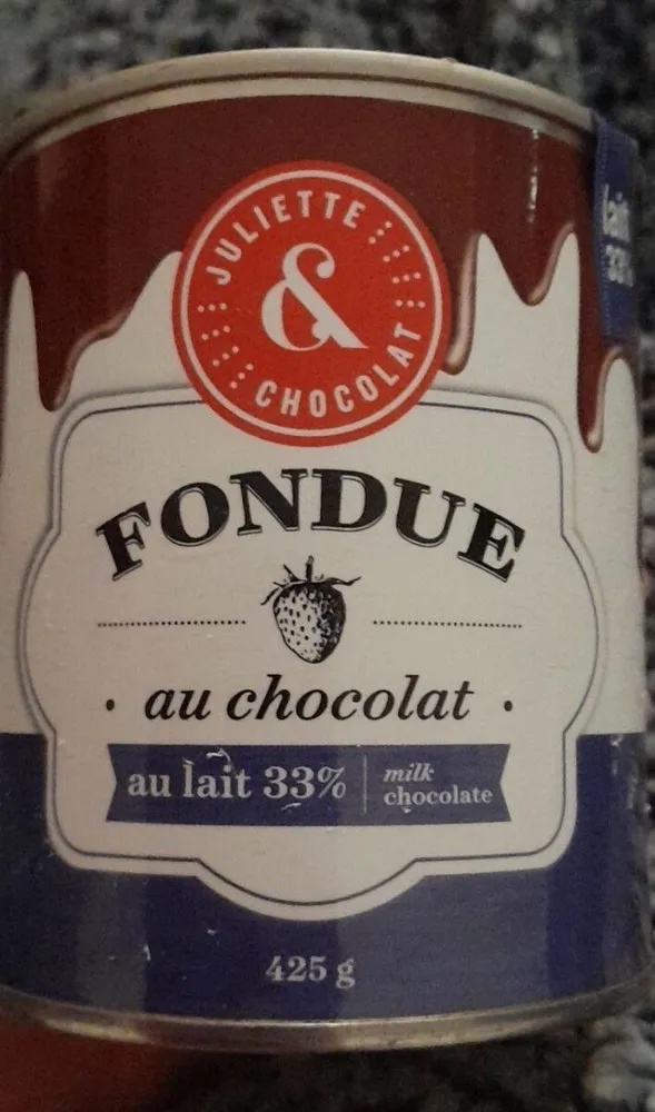 Fondue au chocolat au lait 33%