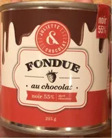Fondue au chocolat noir 55%
