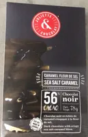 Chocolat noir et éclats de caramel croquant à la fleur de sel