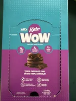 Wow Keto Bar Triple Chocolate Cake
