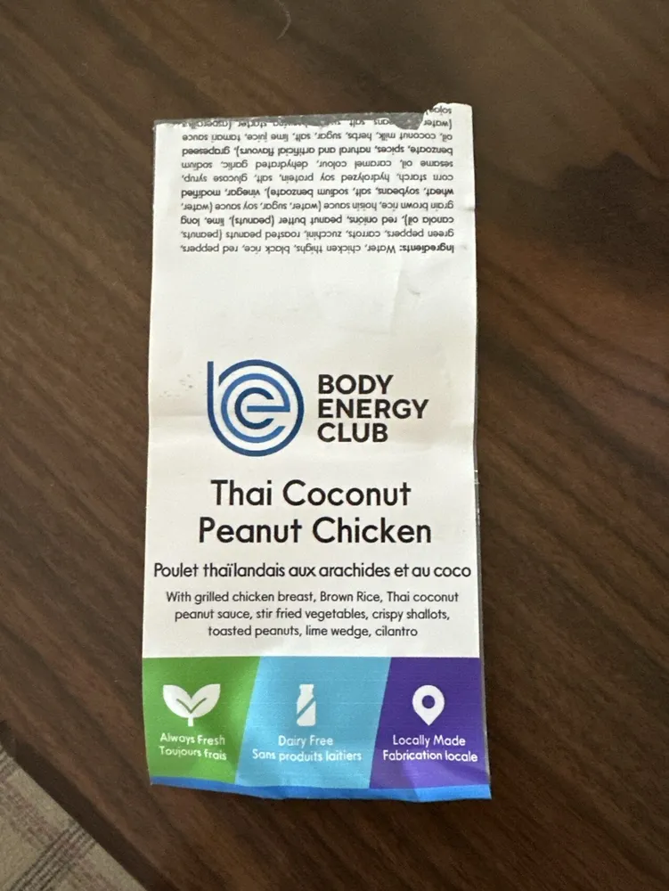 Thai Coconut Peanut chicken
