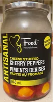 Cheese stuffed cherry peppo