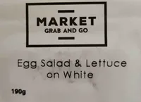 Egg Salad & Lettuce on White