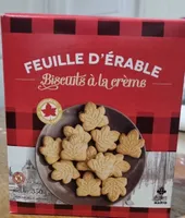Feuille d'érable - Biscuits à la crème