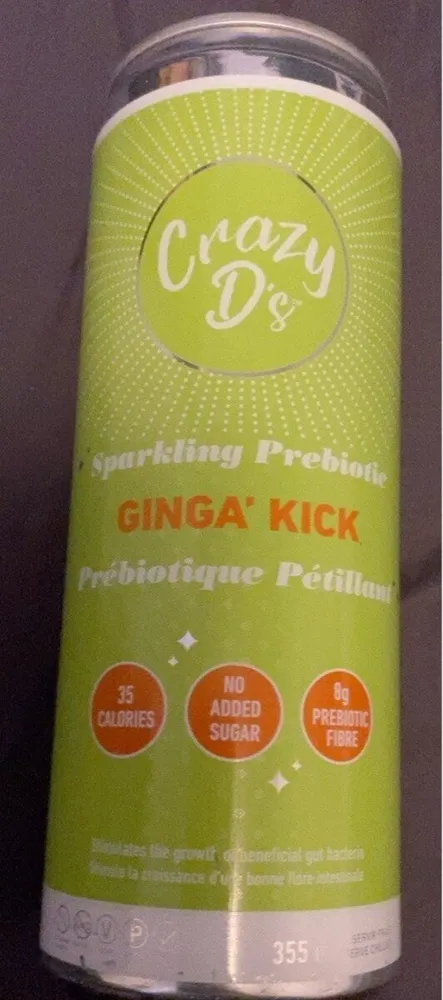 GINGA’ KICK sparkling prebiotic