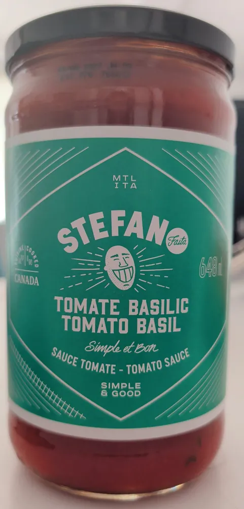 Sauce tomate basilic