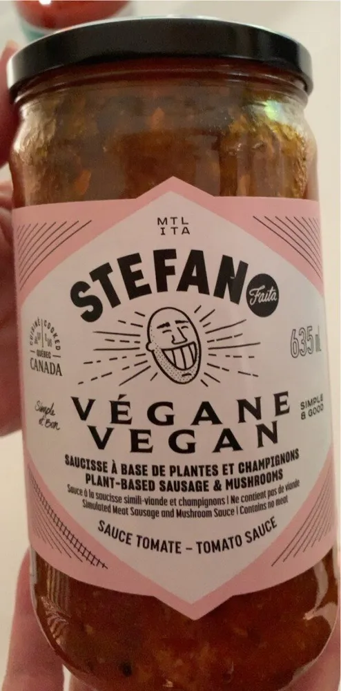 Sauce vegane Stefano