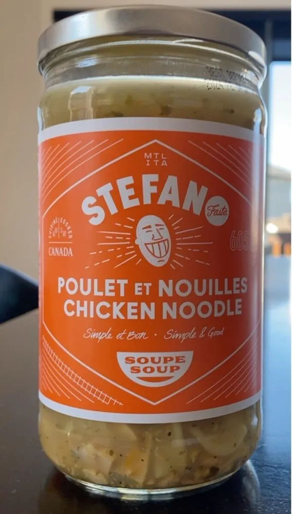 Soupe poulet et nouilles