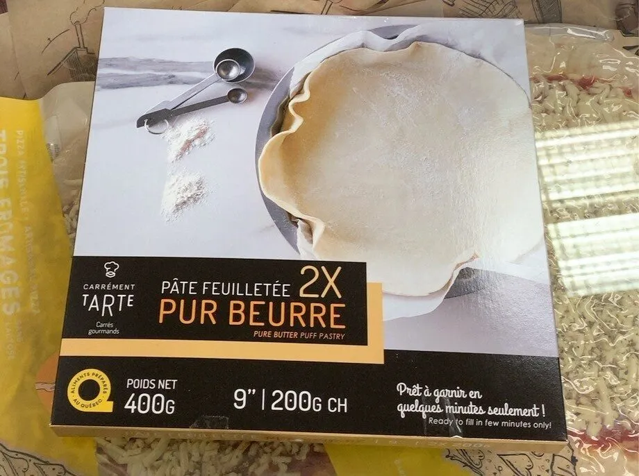 Pâte feuilletée pur beurre