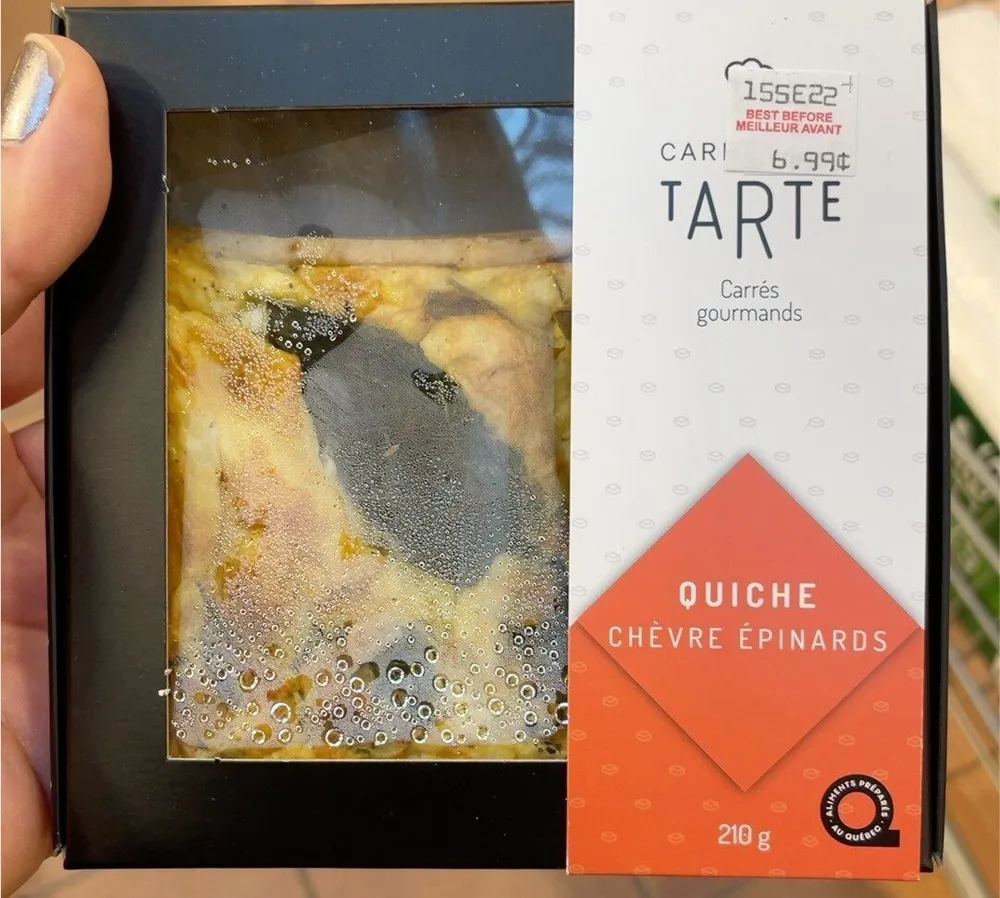 Quiche épinard et chèvre