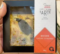 Quiche épinard et chèvre