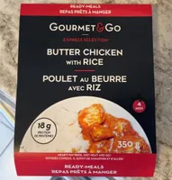 Butter chicken with rice