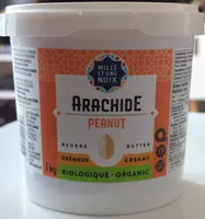 Beurre d'arachide crémeux biologique