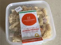Salade de fusilli jambon fromage