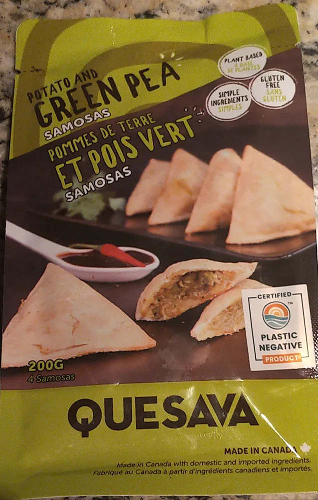 Potato and Green Pea Samosas