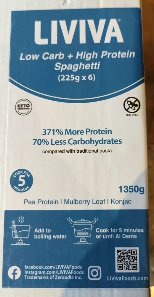 Low Carb, High Protein Spaghetti