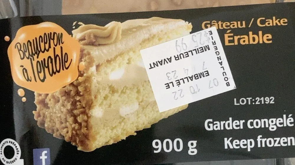 Gâteau à l’érable