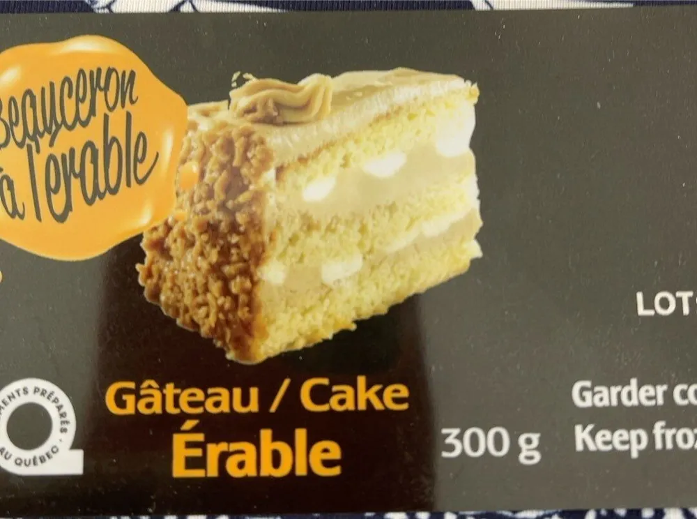 Gateau érable