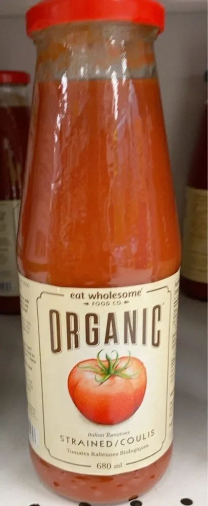 Organic Strained Tomatoes