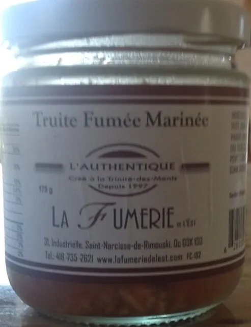 Truite fumée marinée